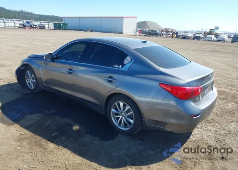 2015 Infiniti Q50 z USA, uszkodzony, nr VIN JN1BV7AR1FM412559